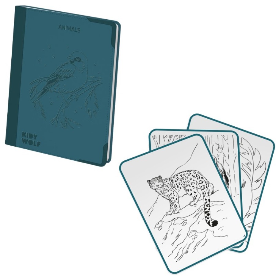Παιδικό Tablet Illustration & Ζωγραφικής με 30 Σχέδια για Ηλικίες 8+ Kidywolf Animals