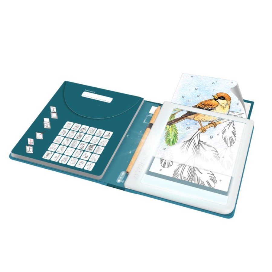 Παιδικό Tablet Illustration & Ζωγραφικής με 30 Σχέδια για Ηλικίες 8+ Kidywolf Animals