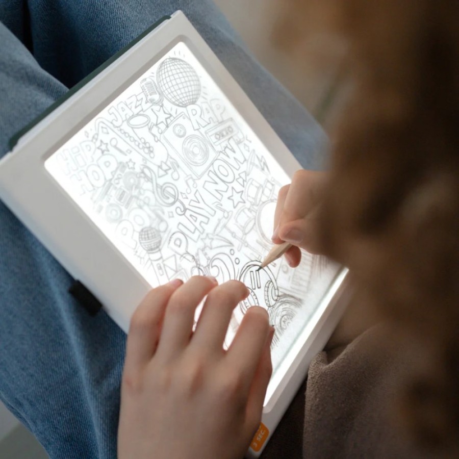 Παιδικό Tablet Illustration & Ζωγραφικής με 30 Σχέδια για Ηλικίες 10+ Kidywolf Meli Melo