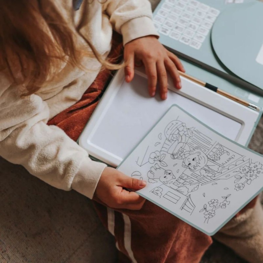 Παιδικό Tablet Illustration & Ζωγραφικής με 30 Σχέδια για Ηλικίες 6+ Kidywolf Food