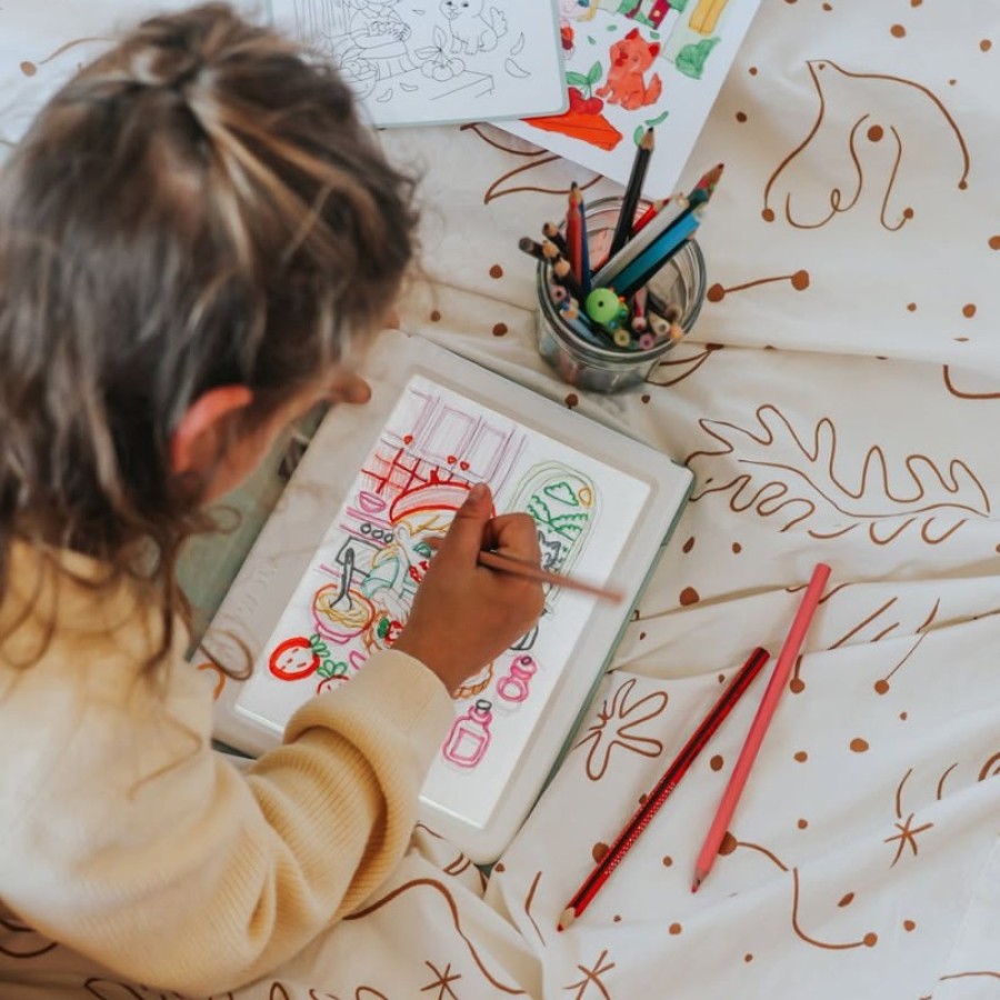 Παιδικό Tablet Illustration & Ζωγραφικής με 30 Σχέδια για Ηλικίες 6+ Kidywolf Food