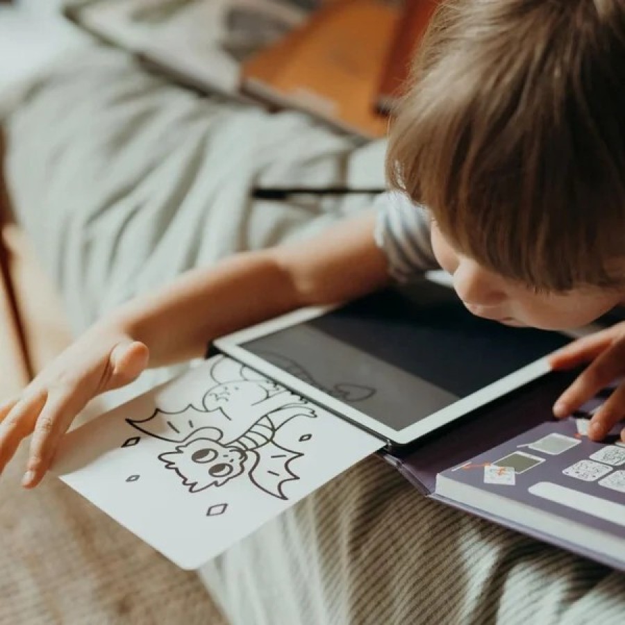 Παιδικό Tablet Ζωγραφικής με 30 Κάρτες Kidywolf Kidydraw Mini Once Upon A Time