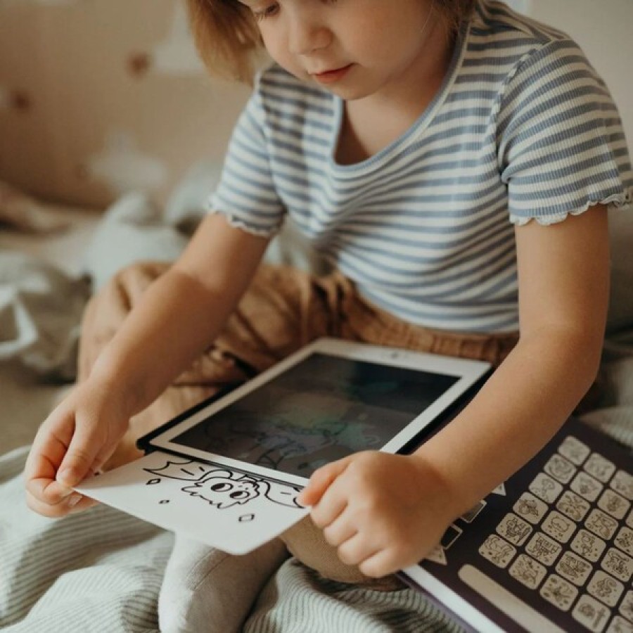 Παιδικό Tablet Ζωγραφικής με 30 Κάρτες Kidywolf Kidydraw Mini Once Upon A Time
