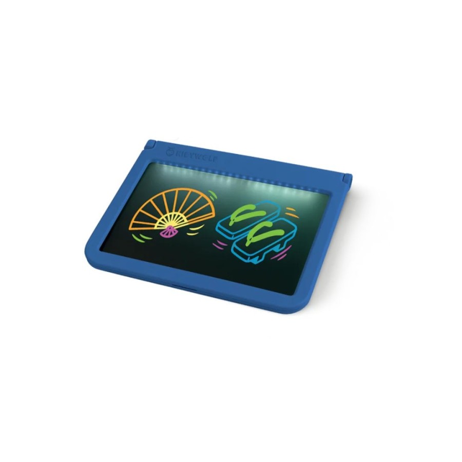 Tablet Ζωγραφικής Kidywolf με Φως, 2 Όψεων με οθόνη LΕD & Μαυροπίνακα με Σχέδια Χαρακτήρων Manga