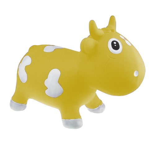 KidZZfarm Φουσκωτή Ζωάκι Bella η Αγελάδα Mustard Yellow Μουσταρδί