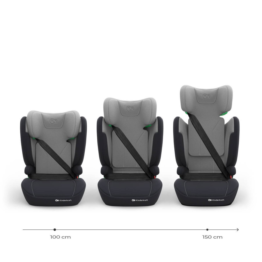 Παιδικό Κάθισμα Αυτοκινήτου Kinderkraft I-SPARK 2 PLUS i-Size 100-150cm Grey