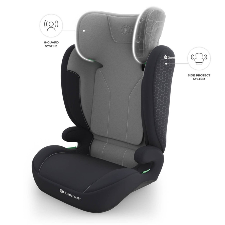 Παιδικό Κάθισμα Αυτοκινήτου Kinderkraft I-SPARK 2 PLUS i-Size 100-150cm Grey