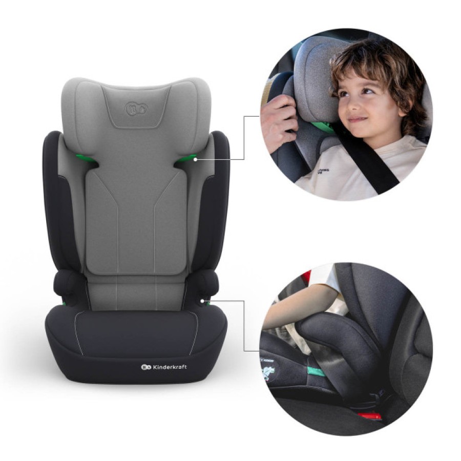 Παιδικό Κάθισμα Αυτοκινήτου Kinderkraft I-SPARK 2 PLUS i-Size 100-150cm Grey