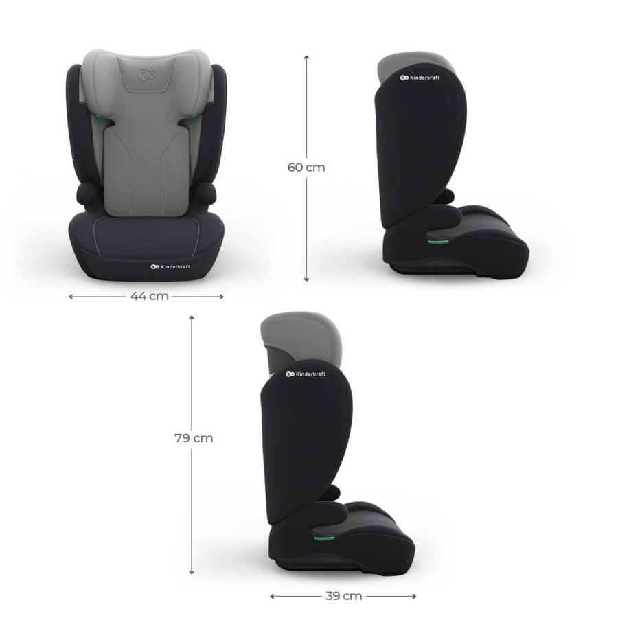 Παιδικό Κάθισμα Αυτοκινήτου Kinderkraft I-SPARK 2 PLUS i-Size 100-150cm Grey