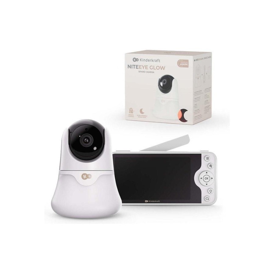 Eνδοεπικοινωνία Baby Monitor με Κάμερα Kinderkraft Nite Eye Glow 5''