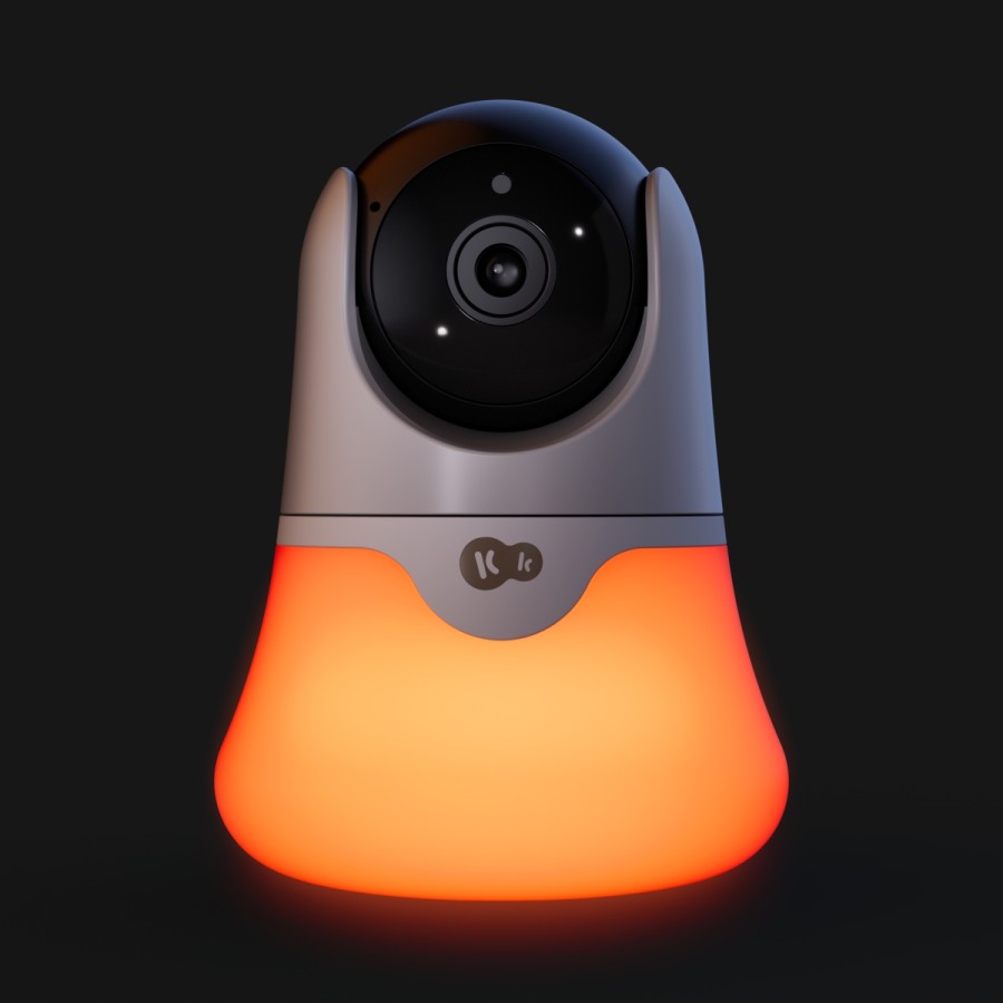Eνδοεπικοινωνία Baby Monitor με Κάμερα Kinderkraft Nite Eye Glow 5''