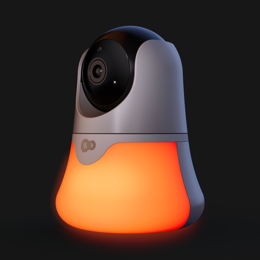 Eνδοεπικοινωνία Baby Monitor με Κάμερα Kinderkraft Nite Eye Glow 5''