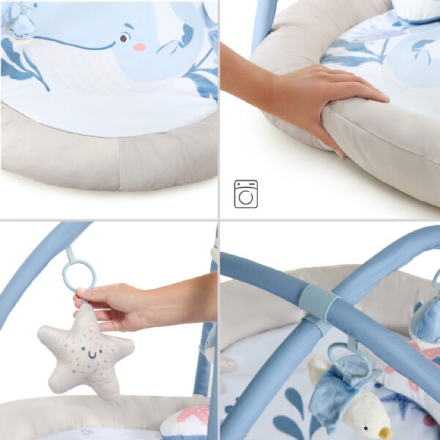 Βρεφικό Μαλακό Γυμναστήριο Kindekraft COZYPLAY Nordic Breeze