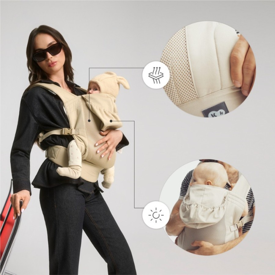 Εργονομικός Βρεφικός Μάρσιπος Kinderkraft Carrybee Black