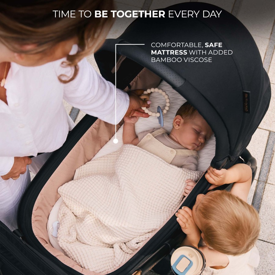 Παιδικό Σύστημα Μεταφοράς 2 σε 1 Kinderkraft ΝΕΑ 2 Platinum Grey με Πορτ-Μπεμπέ