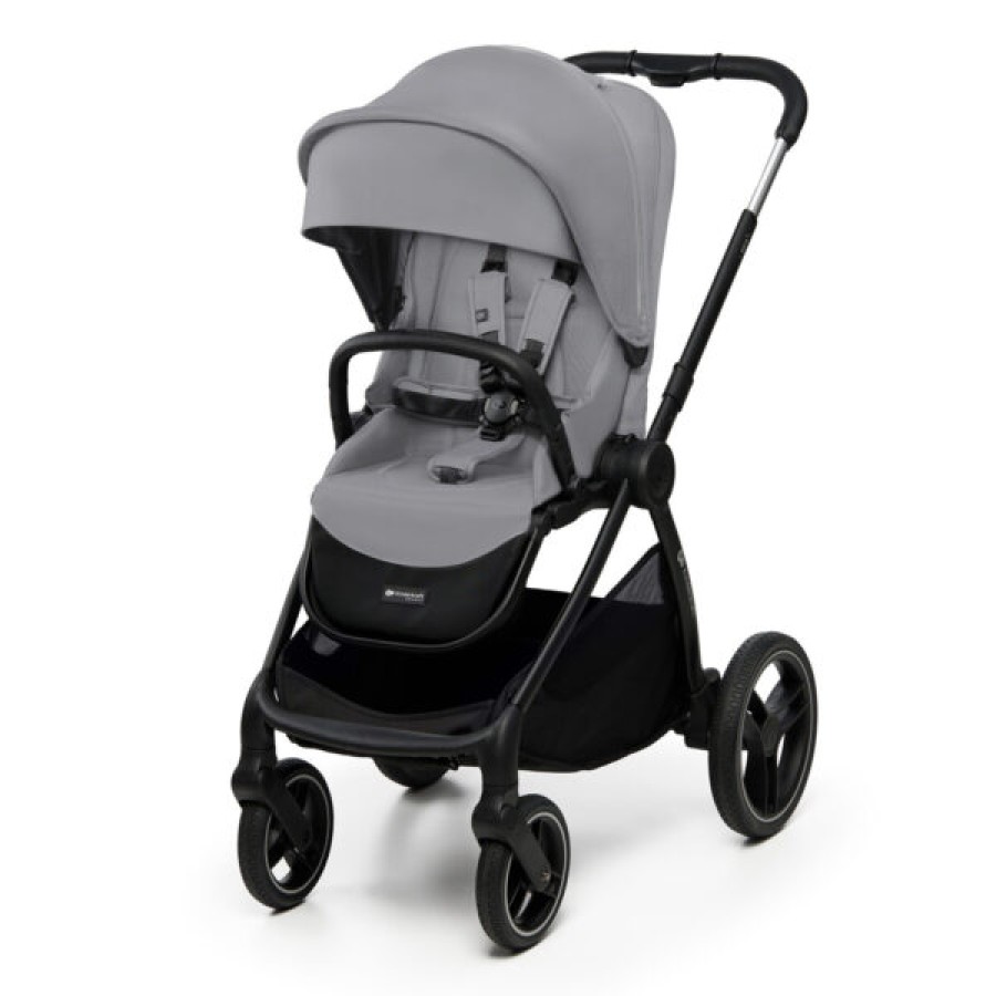 Παιδικό Σύστημα Μεταφοράς 2 σε 1 Kinderkraft ΝΕΑ 2 Platinum Grey με Πορτ-Μπεμπέ