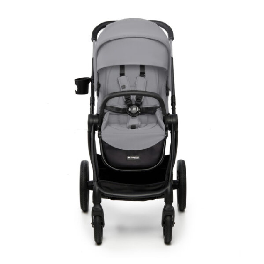 Παιδικό Σύστημα Μεταφοράς 2 σε 1 Kinderkraft ΝΕΑ 2 Platinum Grey με Πορτ-Μπεμπέ