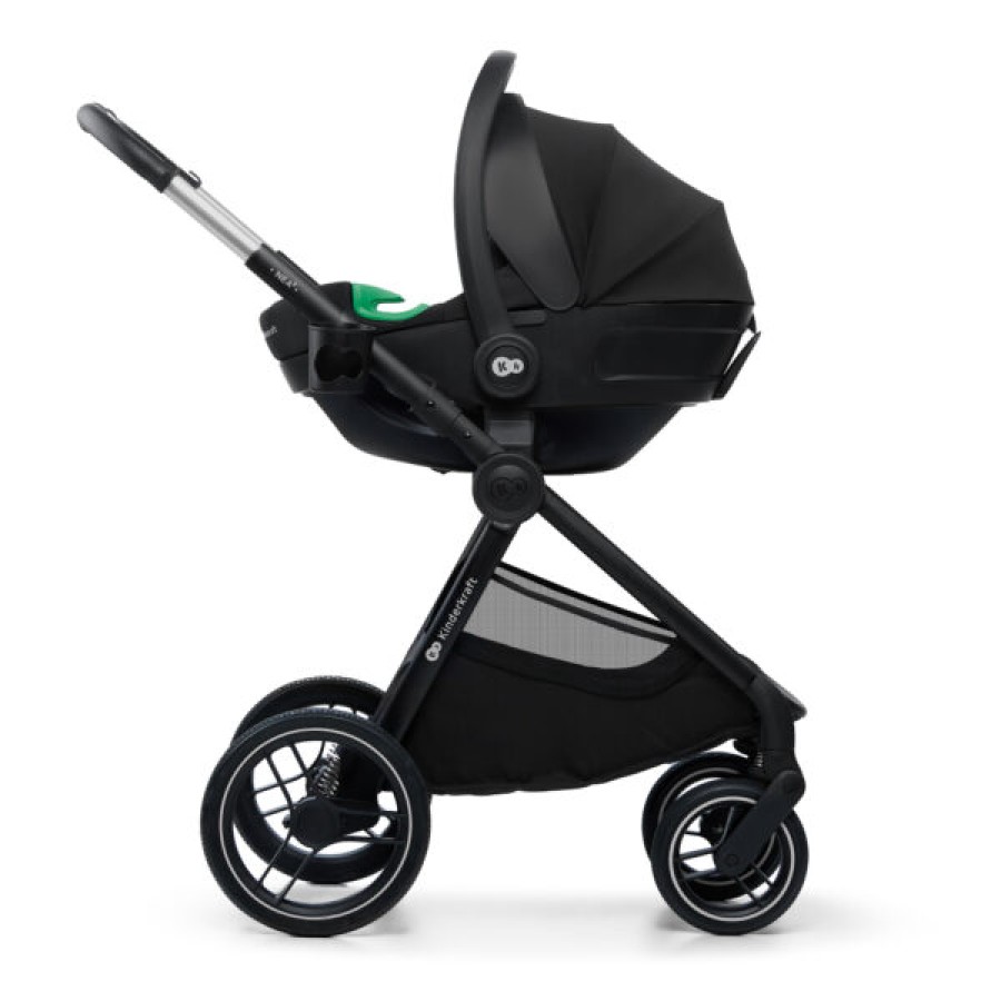 Παιδικό Σύστημα Μεταφοράς 2 σε 1 Kinderkraft ΝΕΑ 2 Platinum Grey με Πορτ-Μπεμπέ