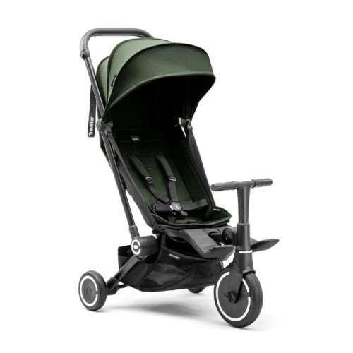 Smartrike Τρίκυκλο Ποδήλατο Μετατρεπόμενο σε Καρότσι Traveller Forest Green