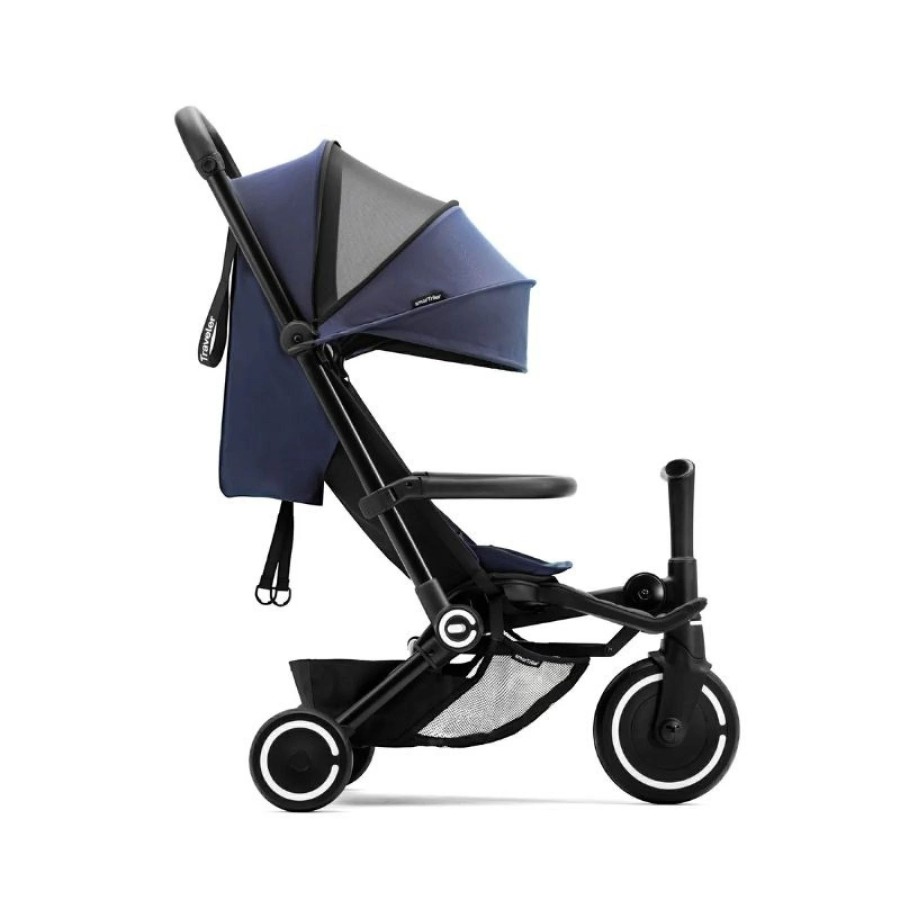 Smartrike Τρίκυκλο Ποδήλατο Μετατρεπόμενο σε Καρότσι Traveler Midnight Blue