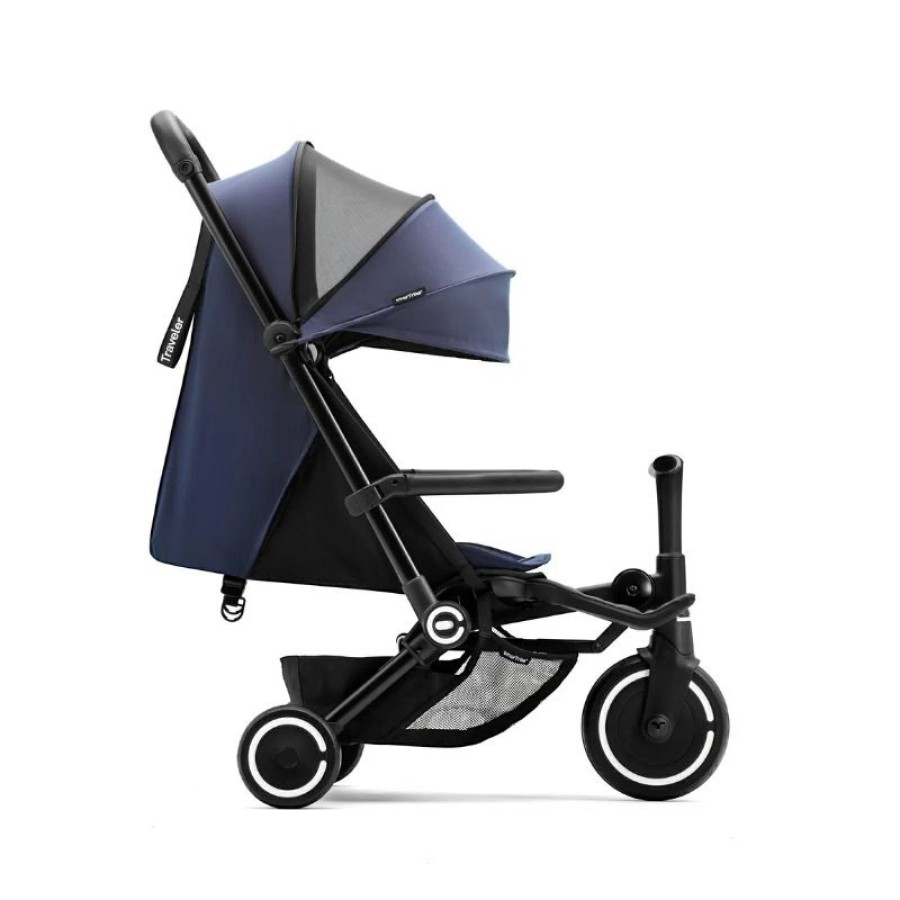 Smartrike Τρίκυκλο Ποδήλατο Μετατρεπόμενο σε Καρότσι Traveler Midnight Blue