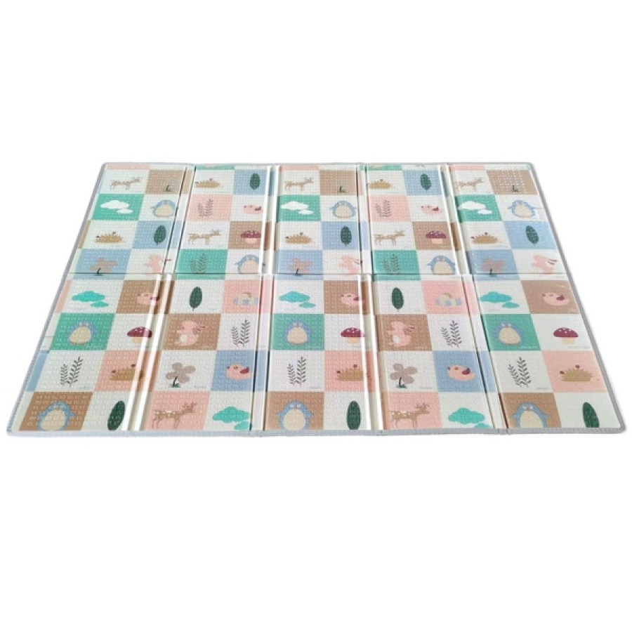 Kiokids Αφρώδες Χαλάκι Δαπέδου Διπλής Όψεως Autumn Forest 150x200εκ. 0m+