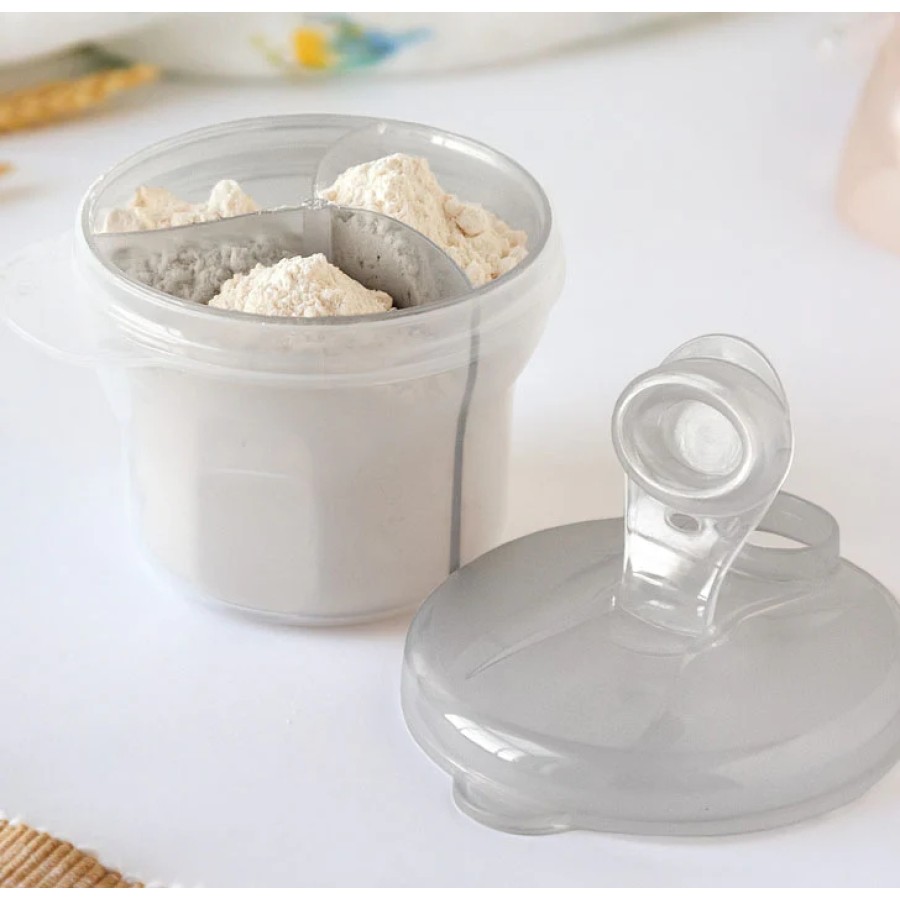 Kiokids Δοσομετρητής Βρεφικής Σκόνης Γάλακτος 3 Θέσεων Γκρι 300ml