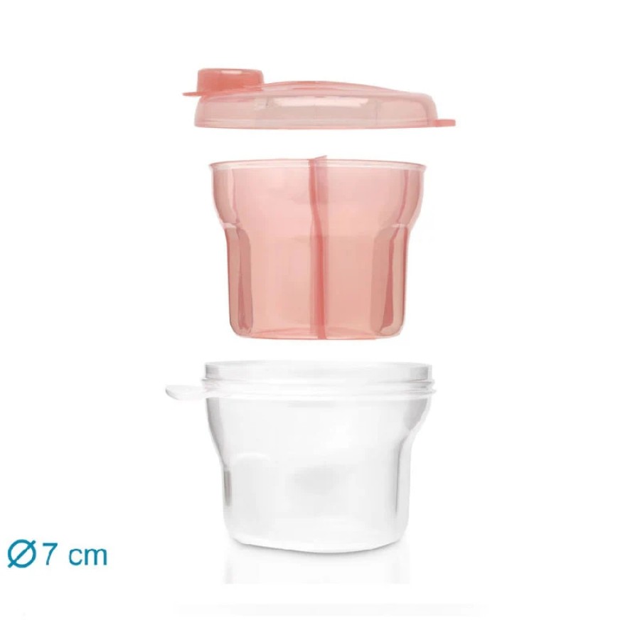 Kiokids Δοσομετρητής Βρεφικής Σκόνης Γάλακτος 3 Θέσεων Ροζ 300ml