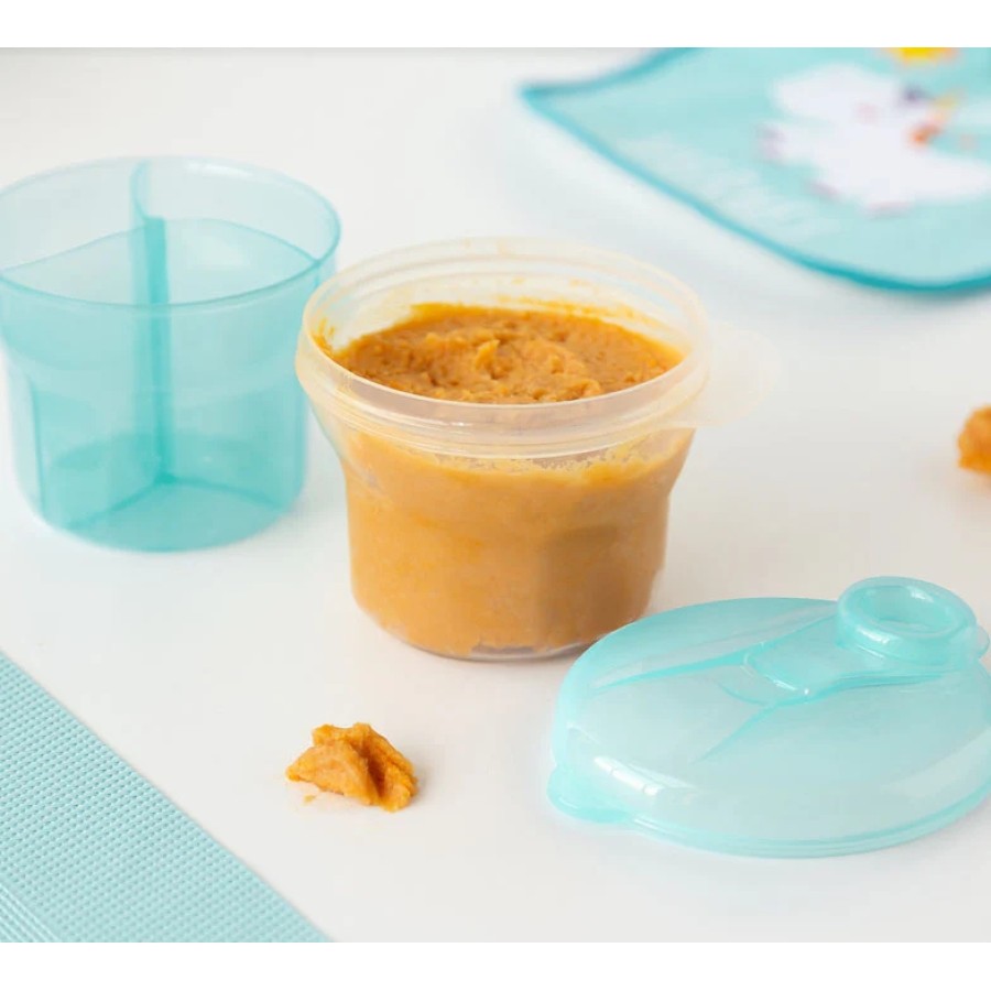 Kiokids Δοσομετρητής Βρεφικής Σκόνης Γάλακτος 3 Θέσεων Σιέλ 300ml