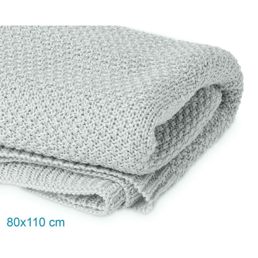 Βρεφική Κουβέρτα Αγκαλιάς Kiokids Bamboo Γκρι 80x110εκ.
