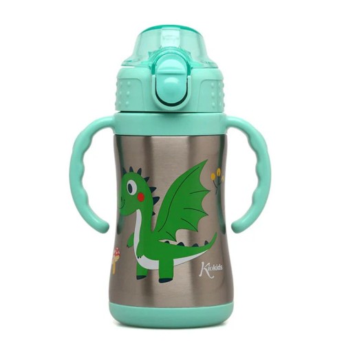Kiokids Παγούρι Θερμός με Λαβές Dragon 280ml 6m+
