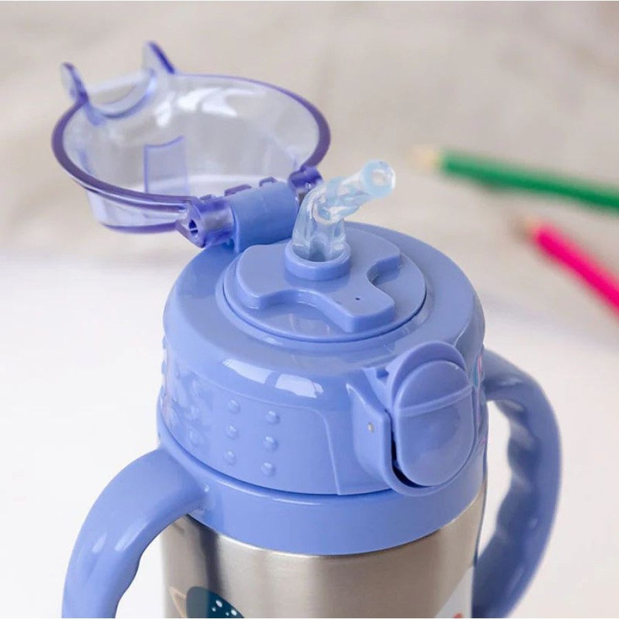 Kiokids Παγούρι Θερμός με Λαβές Space Rocket 280ml 6m+