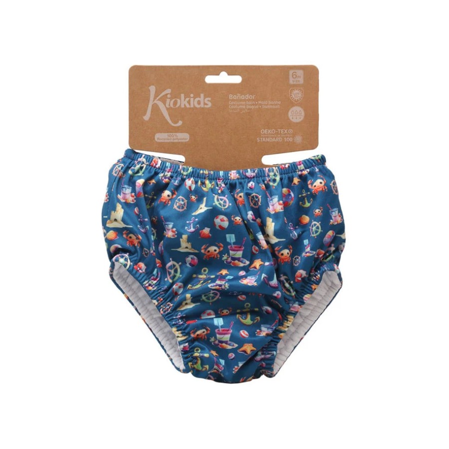 Kiokids Πάνα Μαγιό για Κορίτσι με με Προστασία UV50 Blue