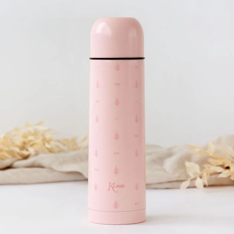 Kiokids Ανοξείδωτο Θερμός Υγρών Petit Moments Ροζ 500ml
