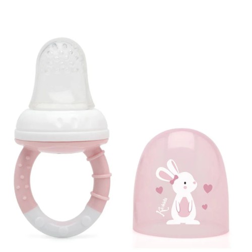 Kiokids Τροφοδοτής Φαγητού Σιλικόνης Lovely Bunny 6+ μηνών