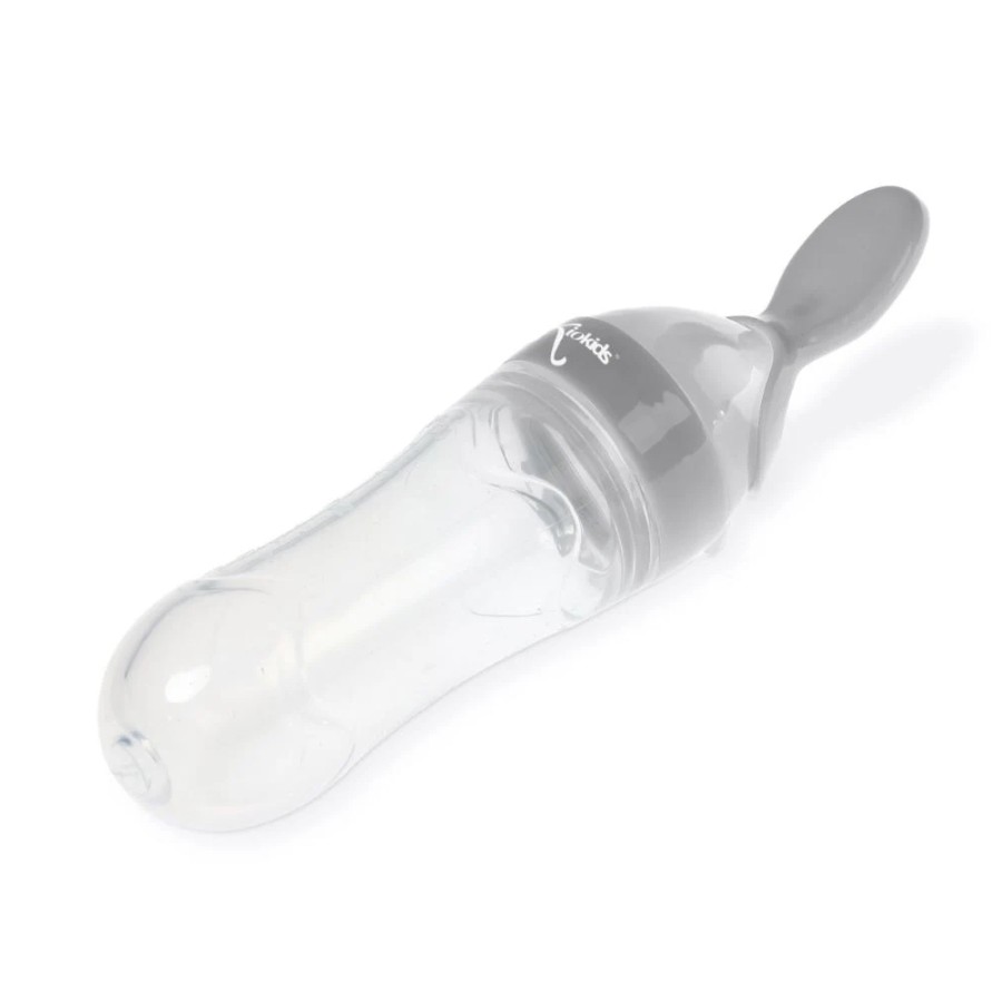 Kiokids Τροφοδότης Πολτοποιημένης Τροφής 90ml Γκρι 6+ Μηνών
