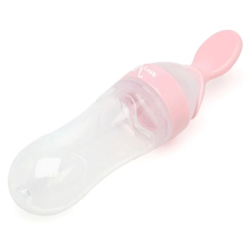 Kiokids Τροφοδότης Πολτοποιημένης Τροφής 90ml Ροζ 6+ Μηνών