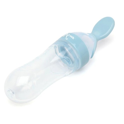 Kiokids Τροφοδότης Πολτοποιημένης Τροφής 90ml Σιέλ 6+ Μηνών