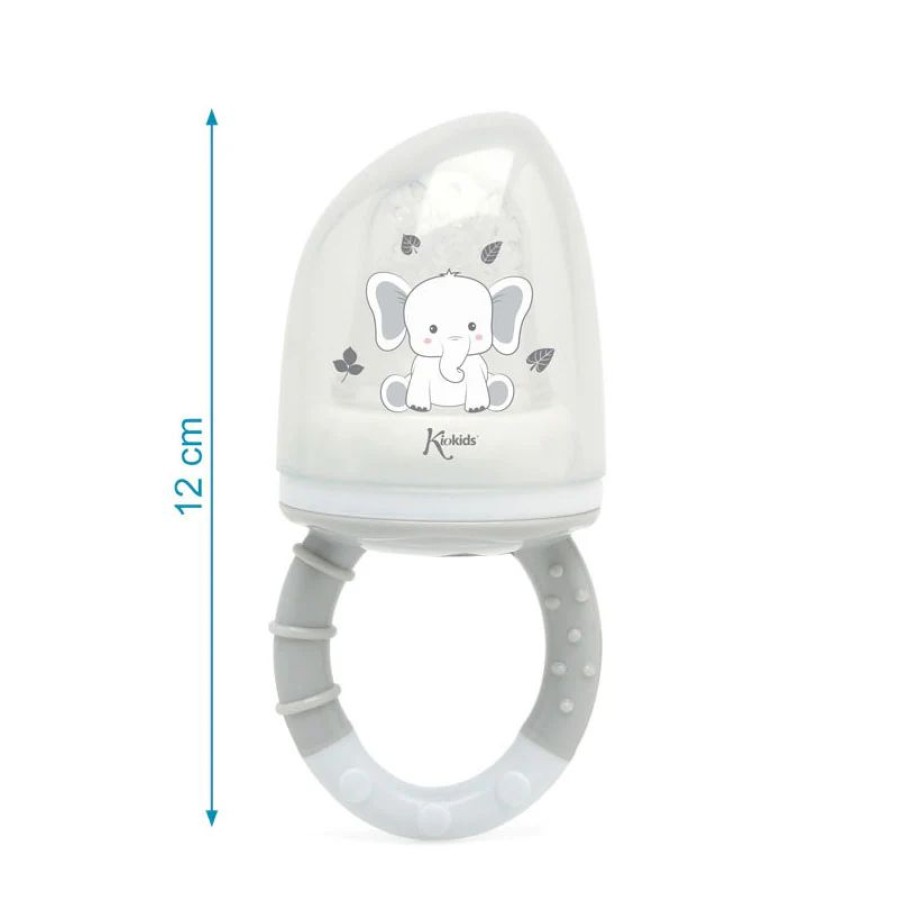 Kiokids Τροφοδοτής Φαγητού Σιλικόνης Little Elephant 6+ μηνών