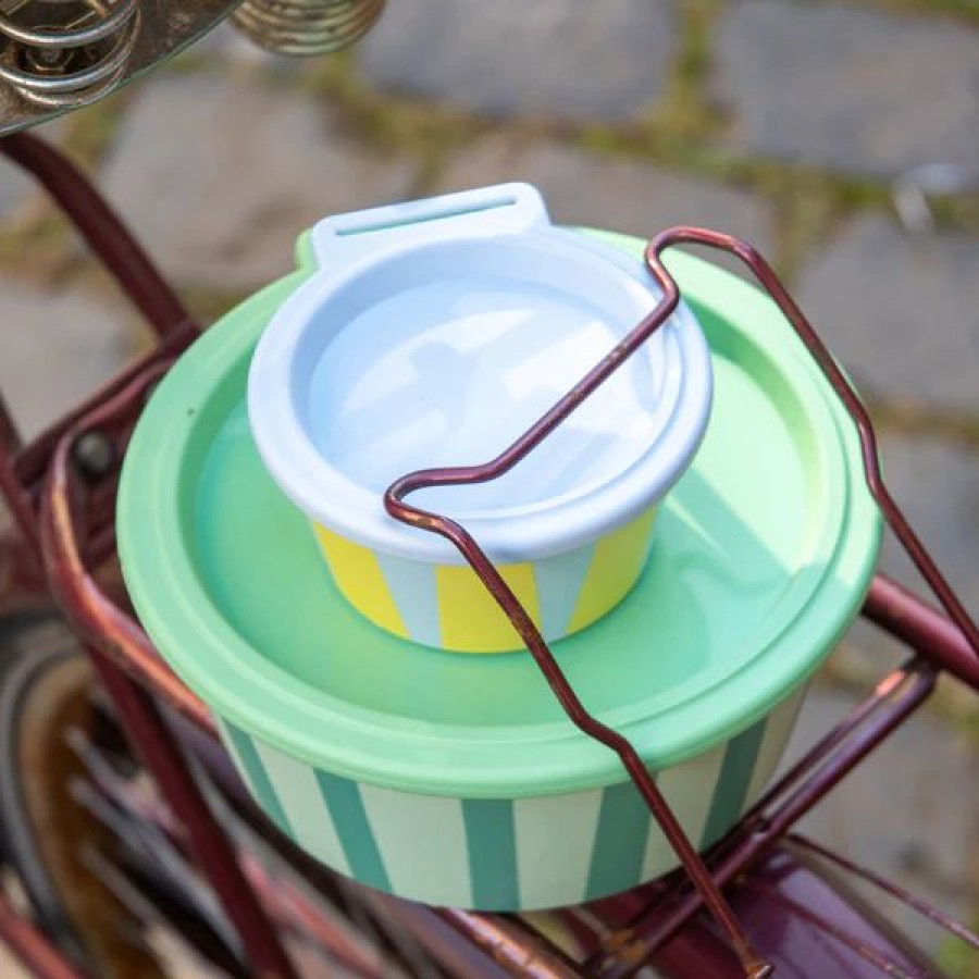 Koziol Φαγητοδοχείο Με Καπάκι & Ρίγες Nora Box Stripes 250ml