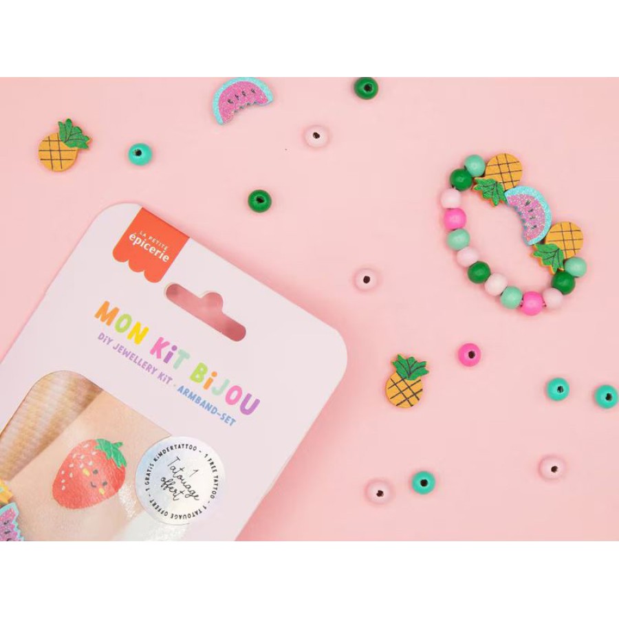 La Petite Epicerie Σετ για Παιδικά Κοσμήματα με Φρούτα Mon Kit Bijou Enfant