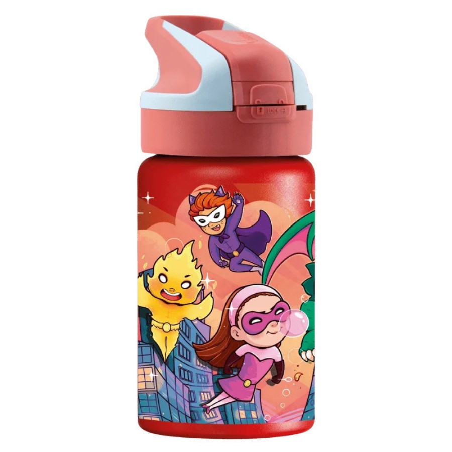 Laken Ανοξείδωτο Παιδικό Παγούρι Θερμός Super Heroes 350ml