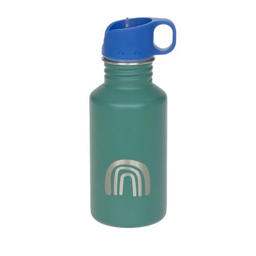 Lassig Παιδικό Ανοξείδωτο Παγούρι 500ml Little Gang Heart Lilac