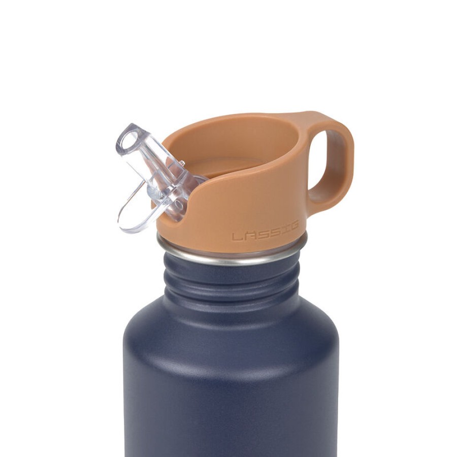 Lassig Παιδικό Ανοξείδωτο Παγούρι 500ml Little Gang Smile Navy