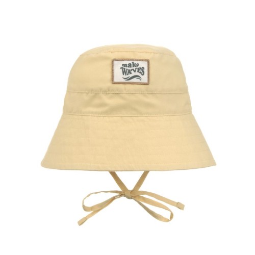 Lassig Βρεφικό Καπέλο Bucket 2 Όψεων με Προστασία UPF80 Vanilla