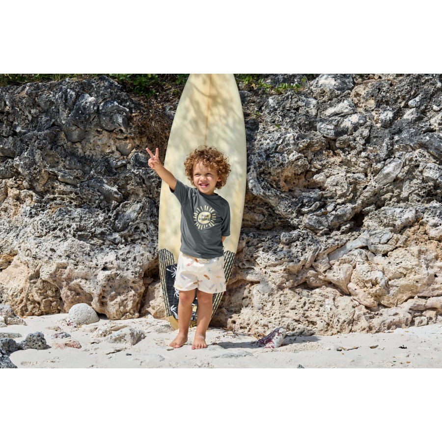 Lassig Παιδικό Μαγιό Σορτς με Προστασία UV Surfboards Sea Salt