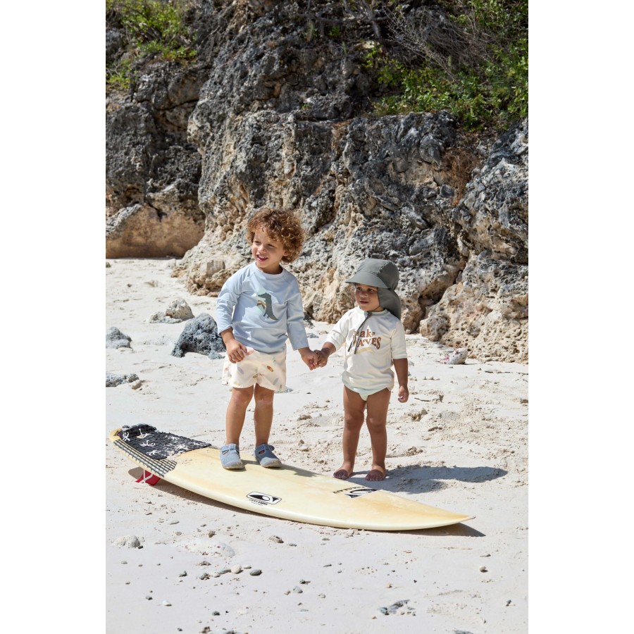 Lassig Παιδικό Μαγιό Σορτς με Προστασία UV Surfboards Sea Salt