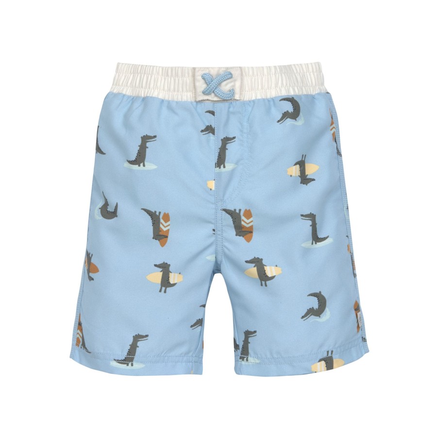 Lassig Παιδικό Μαγιό Βερμούδα με Προστασία UV Crocodile Sky Blue