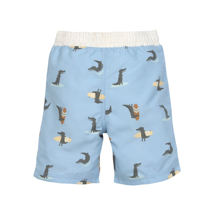 Lassig Παιδικό Μαγιό Βερμούδα με Προστασία UV Crocodile Sky Blue