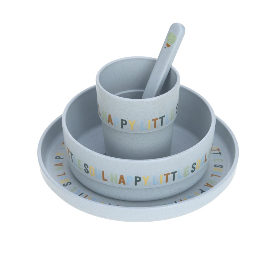 Lassig Παιδικό Σετ Φαγητού Happy Fruits Lemon 4τμχ.